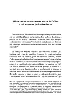 Trouble dans le mérite