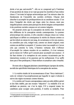 Trouble dans le mérite