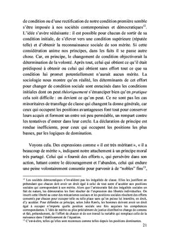 Trouble dans le mérite