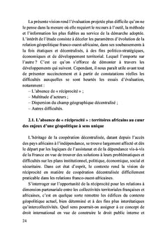 Enjeux géopolitiques et coopération des territoires décentralisés