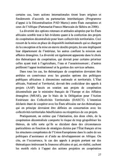 Enjeux géopolitiques et coopération des territoires décentralisés