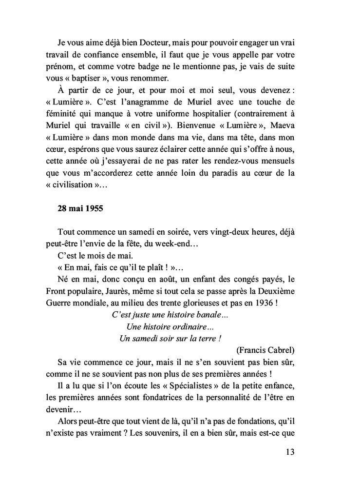 L'encre mauve de tes yeux