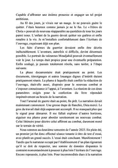 Le héros de Chréa