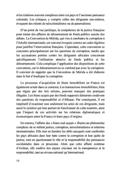 Les biens mal acquis : la France n'a pas droit de dire le droit Suivi de