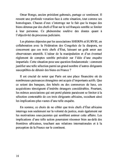 Les biens mal acquis : la France n'a pas droit de dire le droit Suivi de