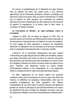 Les biens mal acquis : la France n'a pas droit de dire le droit Suivi de