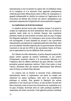 Les biens mal acquis : la France n'a pas droit de dire le droit Suivi de