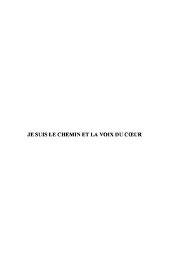 Chemin d'amour, de paix et de liberté