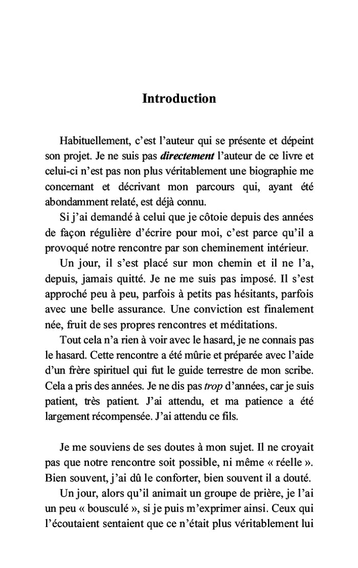 Chemin d'amour, de paix et de liberté