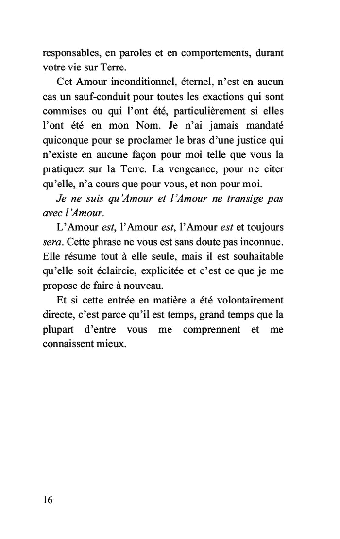 Chemin d'amour, de paix et de liberté