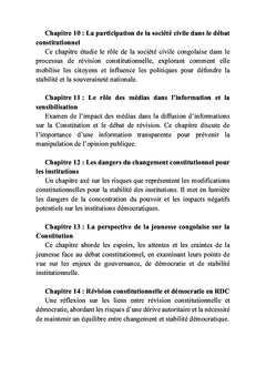 La Constitution congolaise du 18 février 2006 et ses dessous des cartes