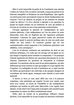 La Constitution congolaise du 18 février 2006 et ses dessous des cartes