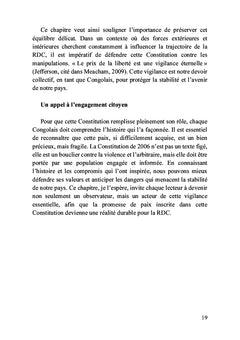 La Constitution congolaise du 18 février 2006 et ses dessous des cartes