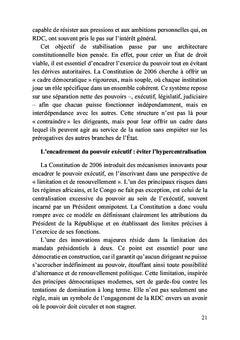 La Constitution congolaise du 18 février 2006 et ses dessous des cartes