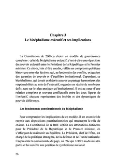 La Constitution congolaise du 18 février 2006 et ses dessous des cartes