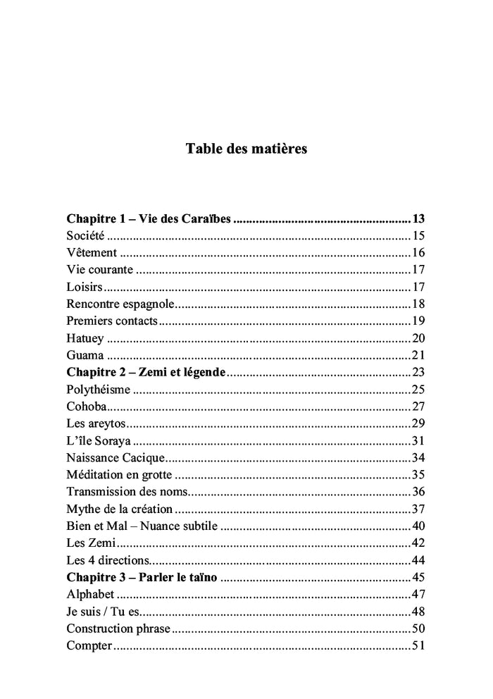 Le monde des Taïnos