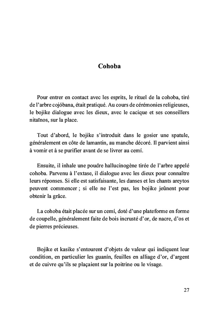 Le monde des Taïnos