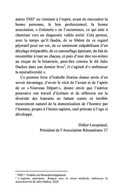 Un nouveau départ