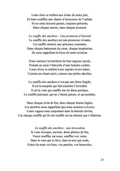 Ce que disent les anciens