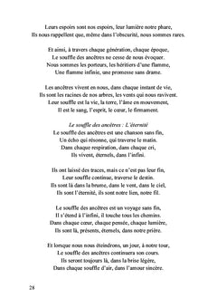 Ce que disent les anciens