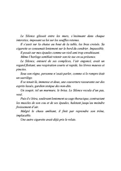 Dialogue avec le silence