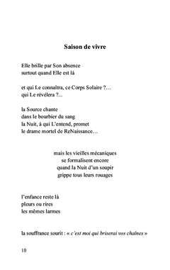 Saison de Vivre : Offrande