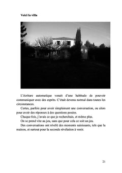 La révélation sur l'au-delà par l'écriture automatique
