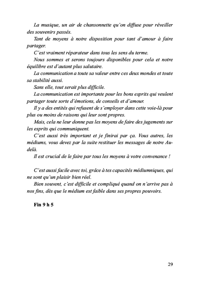 La révélation sur l'au-delà par l'écriture automatique