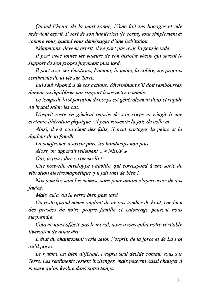 La révélation sur l'au-delà par l'écriture automatique