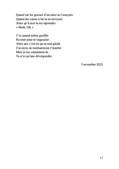 Ma poésie - 2023-2024