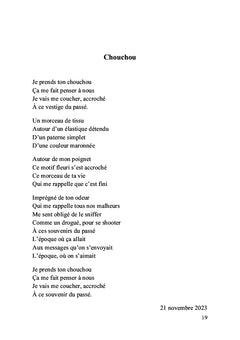 Ma poésie - 2023-2024