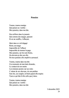 Ma poésie - 2023-2024