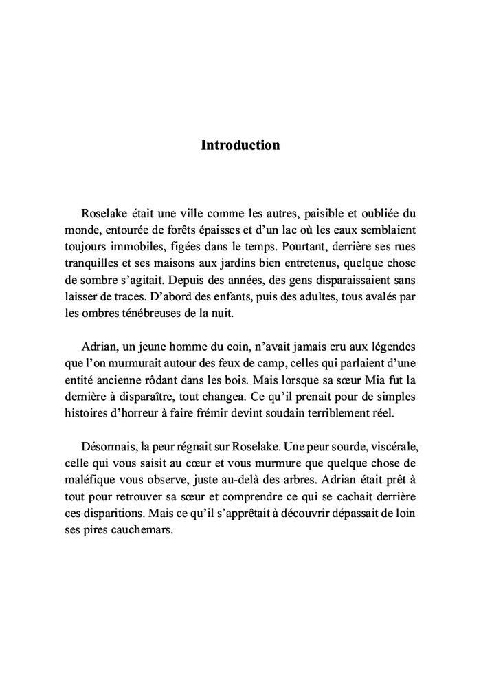 Les ombres de Roselake