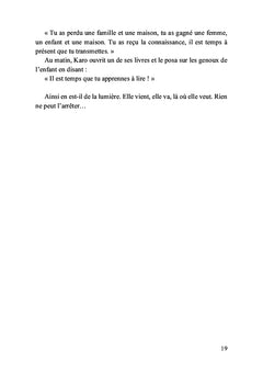 Ce que m'a dit la lumière