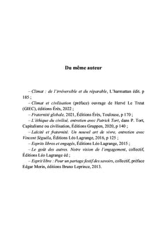 Écologie, le tout ou le rien