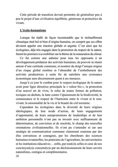 Écologie, le tout ou le rien