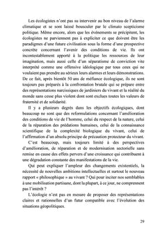 Écologie, le tout ou le rien