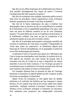 Écologie, le tout ou le rien