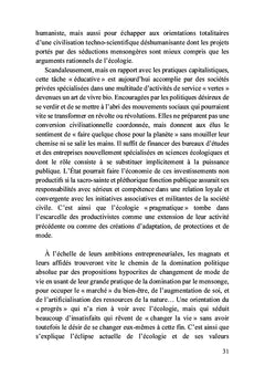 Écologie, le tout ou le rien