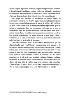 Éveillez-vous à la Nature