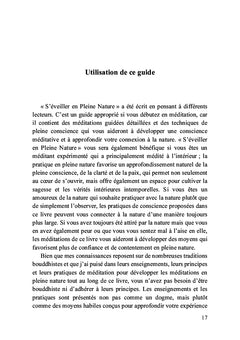 Éveillez-vous à la Nature