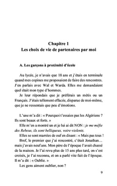 Les choix de partenaires par ma mère