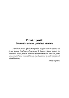De l'aube au crépuscule de mes amours
