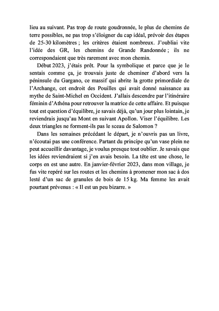 Le chemin de l'archange