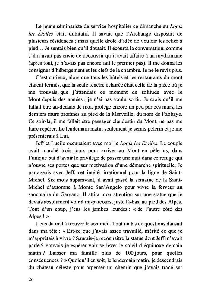 Le chemin de l'archange