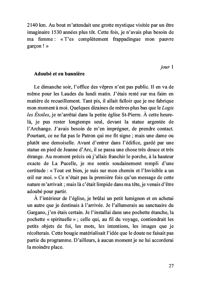 Le chemin de l'archange