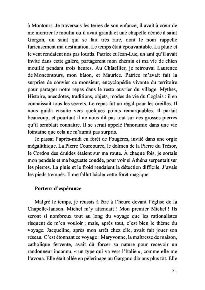 Le chemin de l'archange