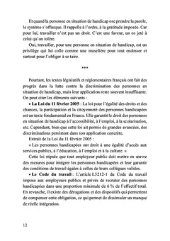 Jamais je ne m'excuserai d'être Handi