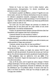 Jamais je ne m'excuserai d'être Handi