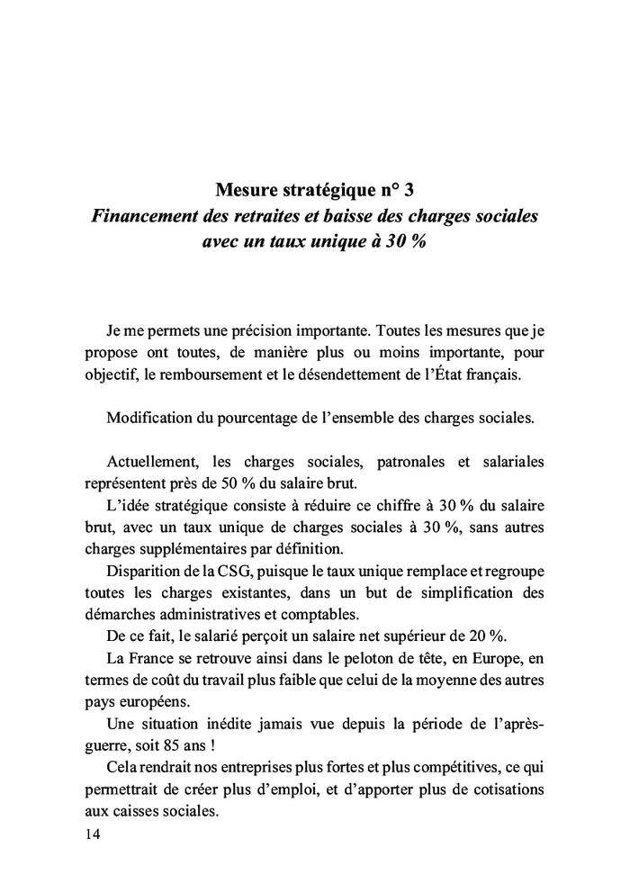 77 mesures stratégiques économiques et politiques pour (enfin) rembourser la dette française